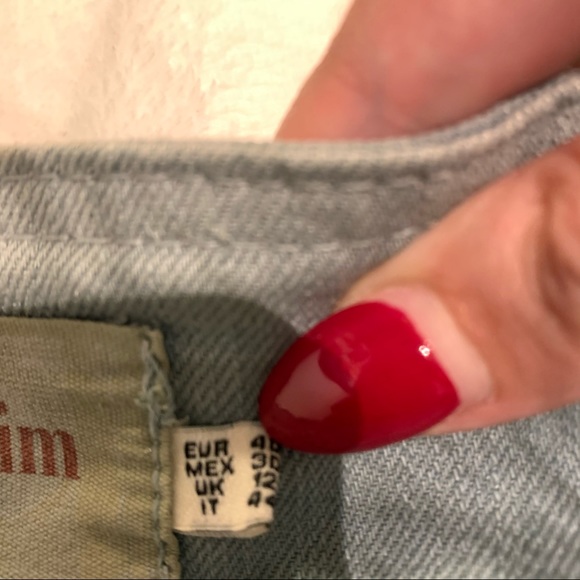 Vintage Wash Green Jeans from Bershka - Picture 7 of 9